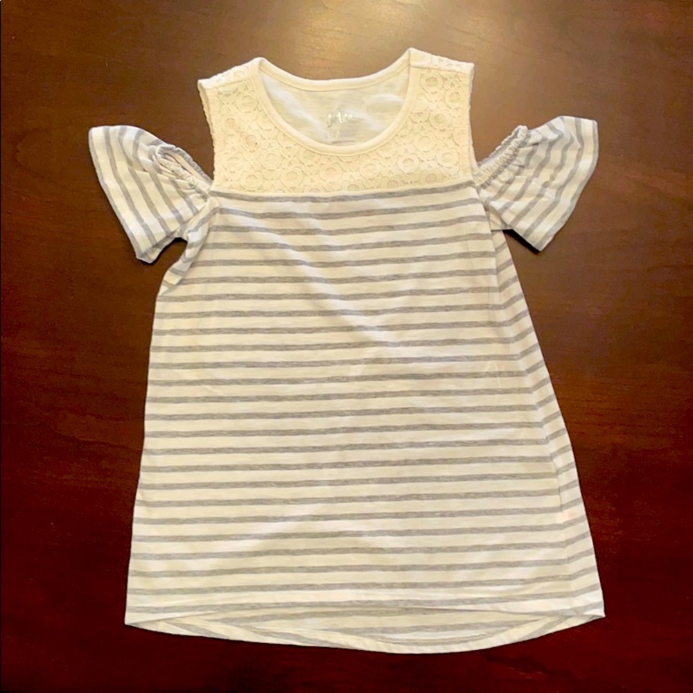 Justice off the shoulder tank top